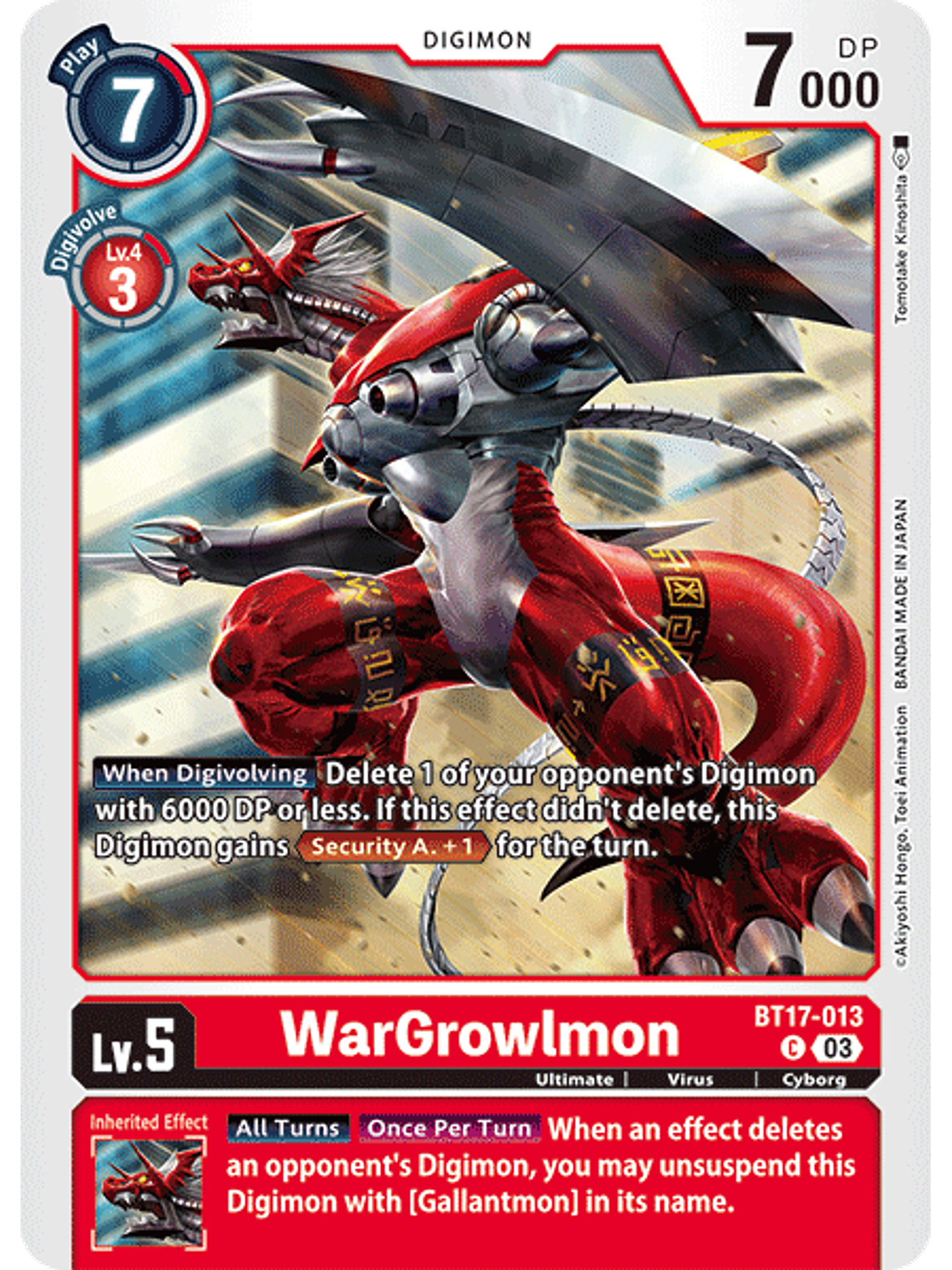 BT17-013 C WarGrowlmon 1