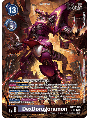 BT17-073 (Alternate Art) DexDorugoramon