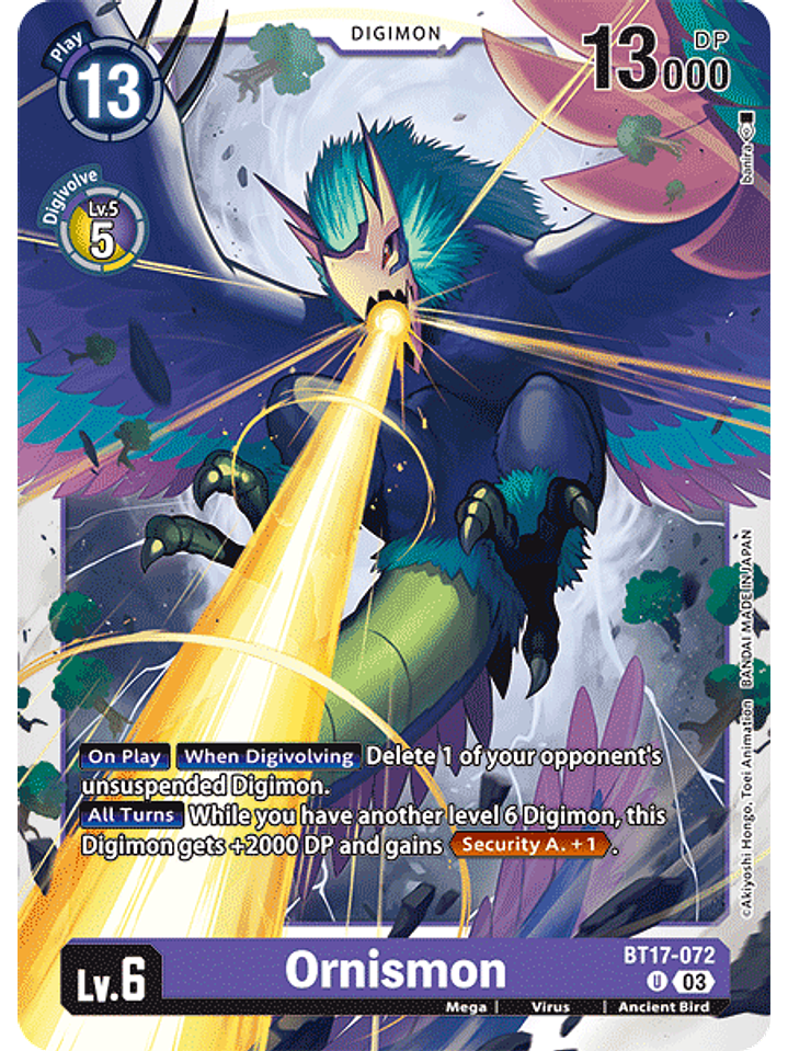 BT17-072 U Ornismon 1