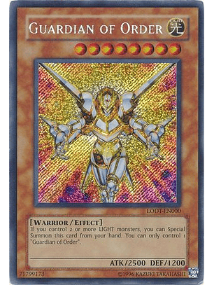 Guardian of Order - LODT-EN000 - Secret Rare Unlimited (2024 Reprint)