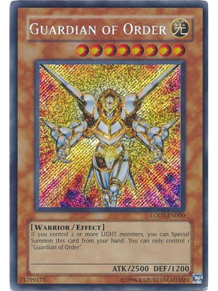 Guardian of Order - LODT-EN000 - Secret Rare Unlimited (2024 Reprint) 1