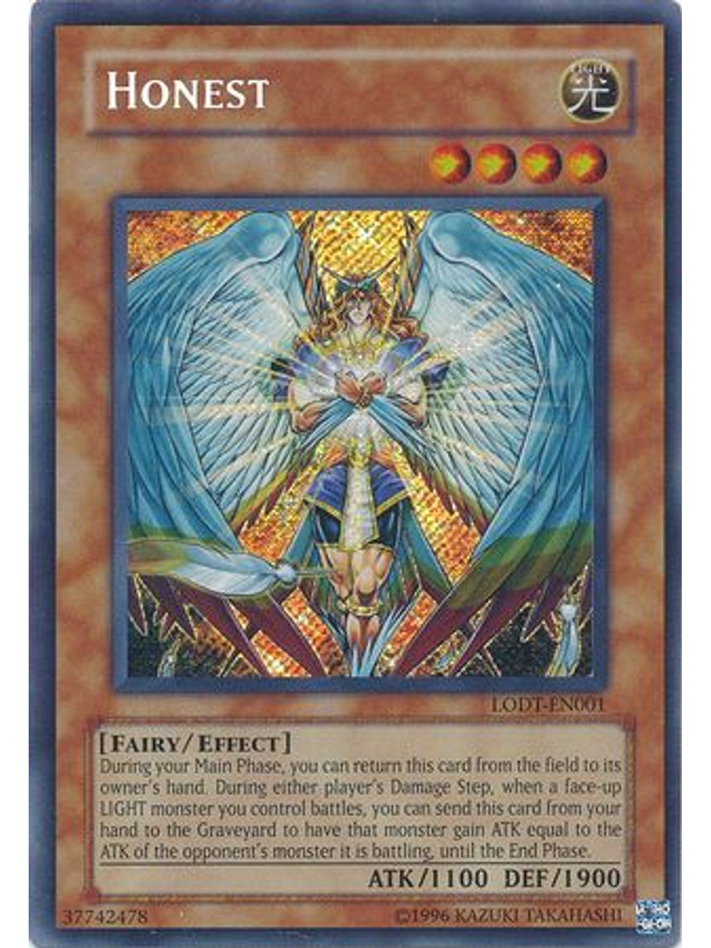 Honest - LODT-EN001 - Secret Rare Unlimited (2024 Reprint) 1