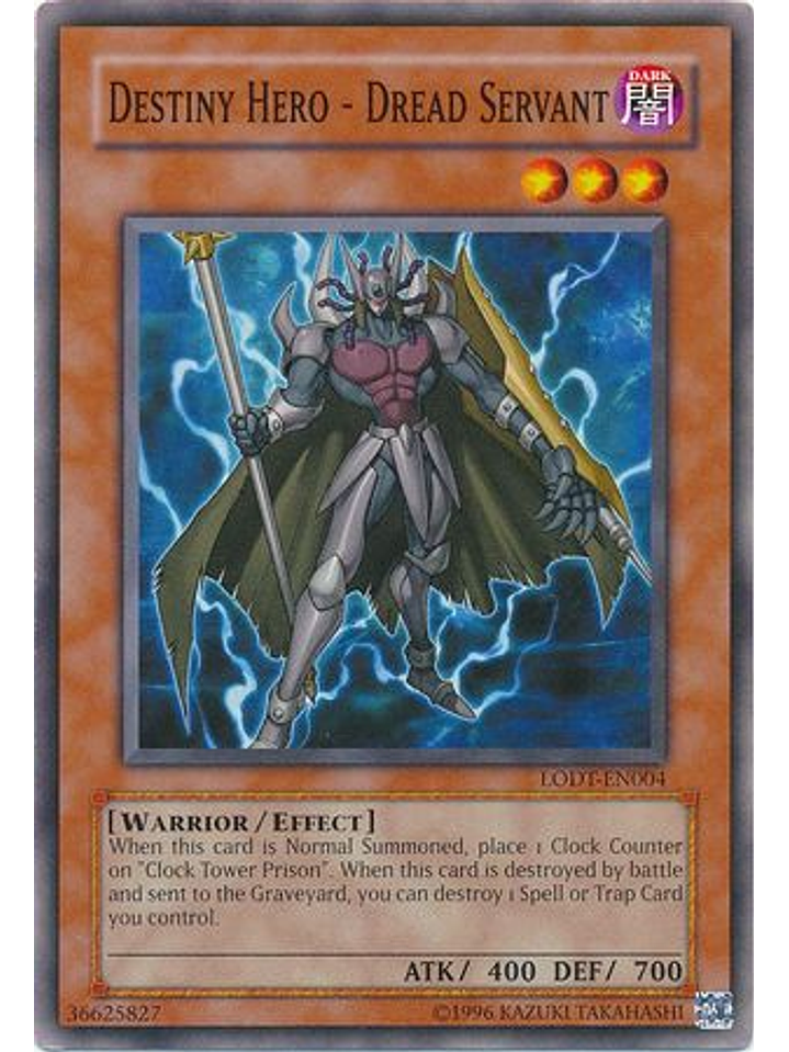 Destiny Hero - Dread Servant - LODT-EN004 - Common Unlimited (2024 Reprint) 1