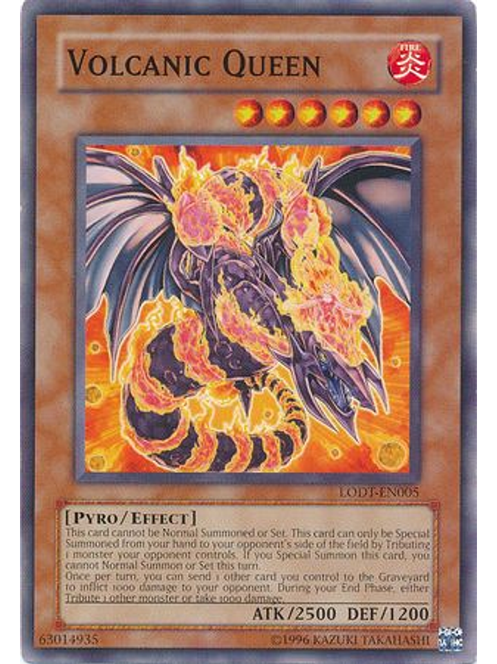 Volcanic Queen - LODT-EN005 - Common Unlimited (2024 Reprint) 1