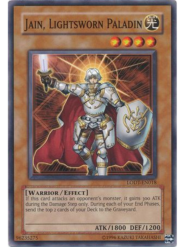 Jain, Lightsworn Paladin - LODT-EN018 - Common Unlimited (2024 Reprint) 1