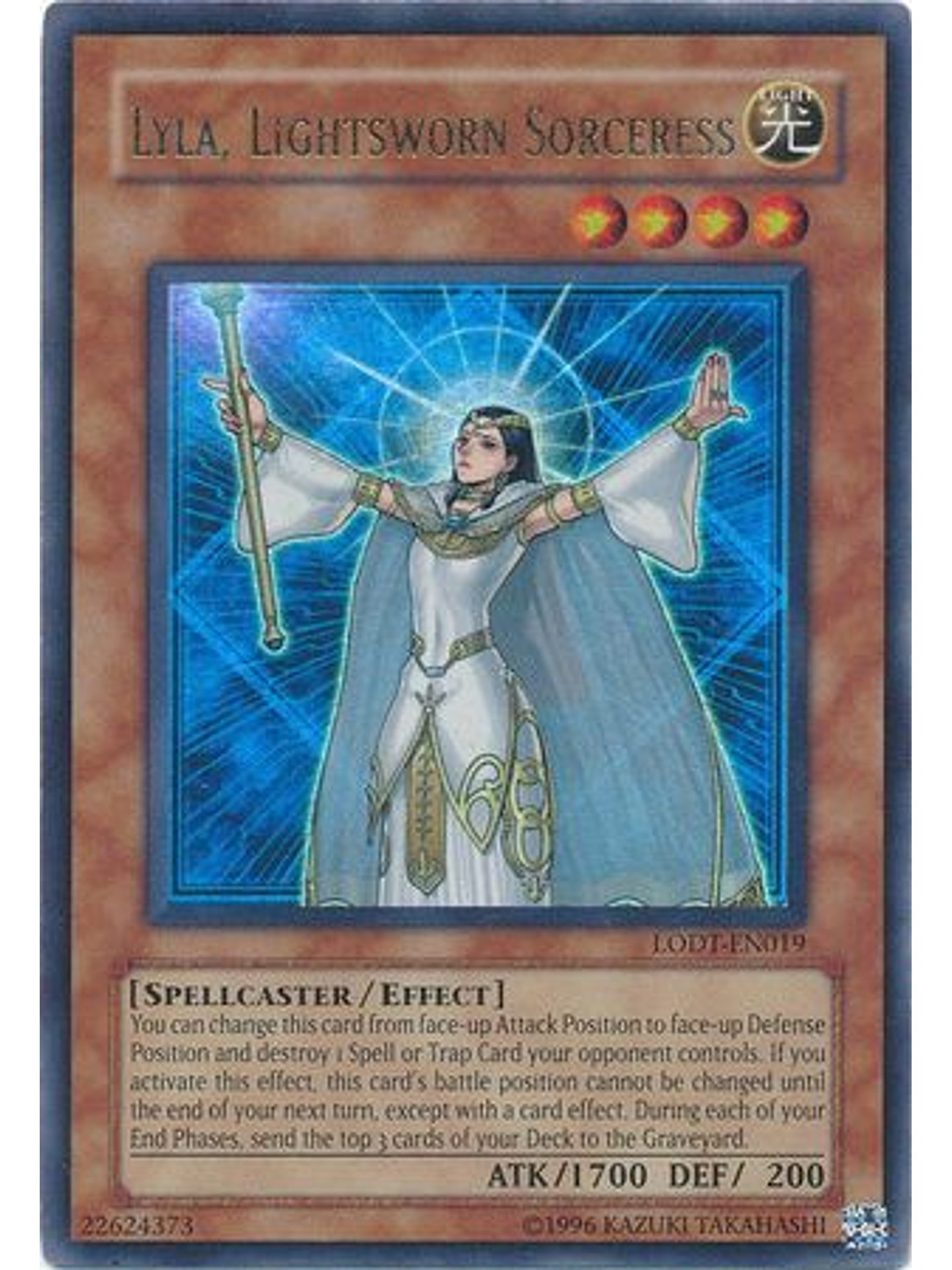 Lyla, Lightsworn Sorceress - LODT-EN019 - Ultra Rare Unlimited (2024 Reprint) 1