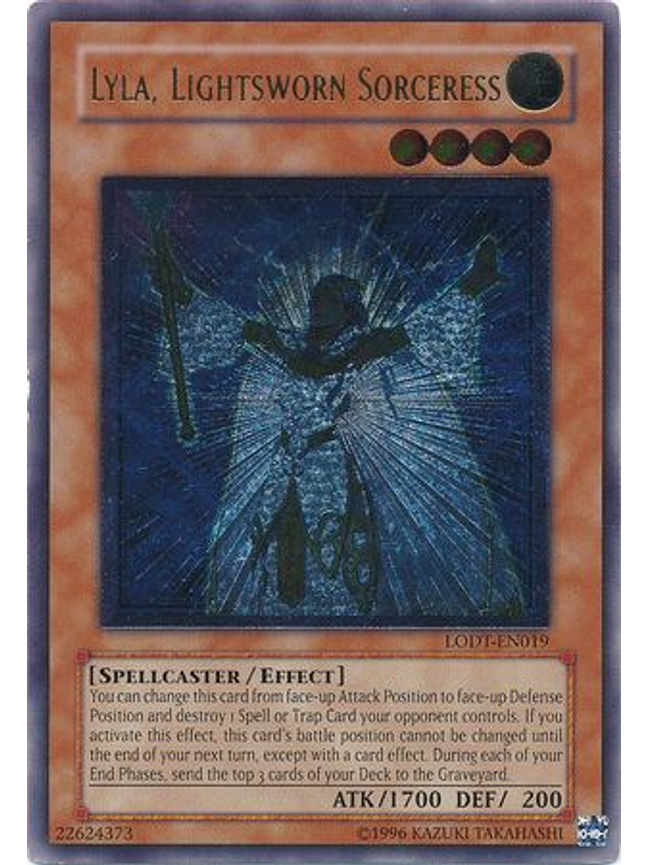 Lyla, Lightsworn Sorceress - LODT-EN019 - Ultimate Rare Unlimited (2024 Reprint) 1
