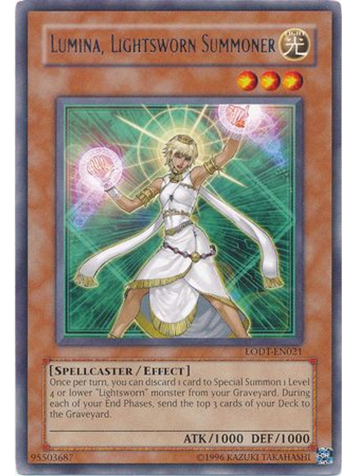 Lumina, Lightsworn Summoner - LODT-EN021 - Rare Unlimited (2024 Reprint) 1