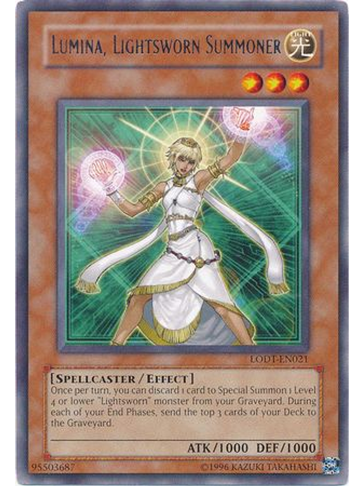 Lumina, Lightsworn Summoner - LODT-EN021 - Rare Unlimited (2024 Reprint) 1