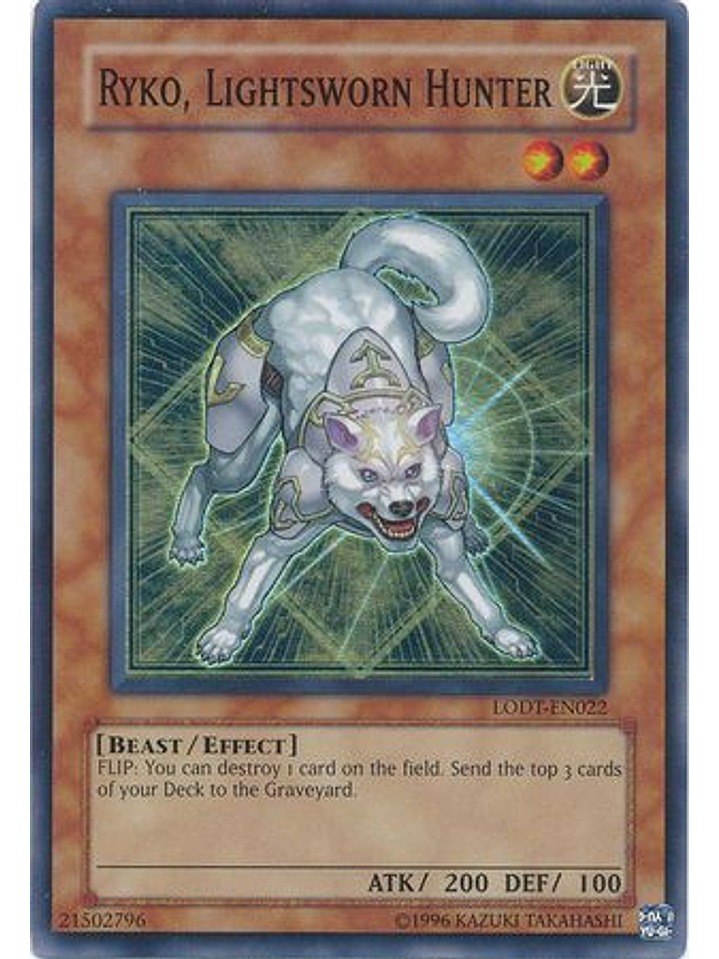 Ryko, Lightsworn Hunter - LODT-EN022 - Super Rare Unlimited (2024 Reprint) 1