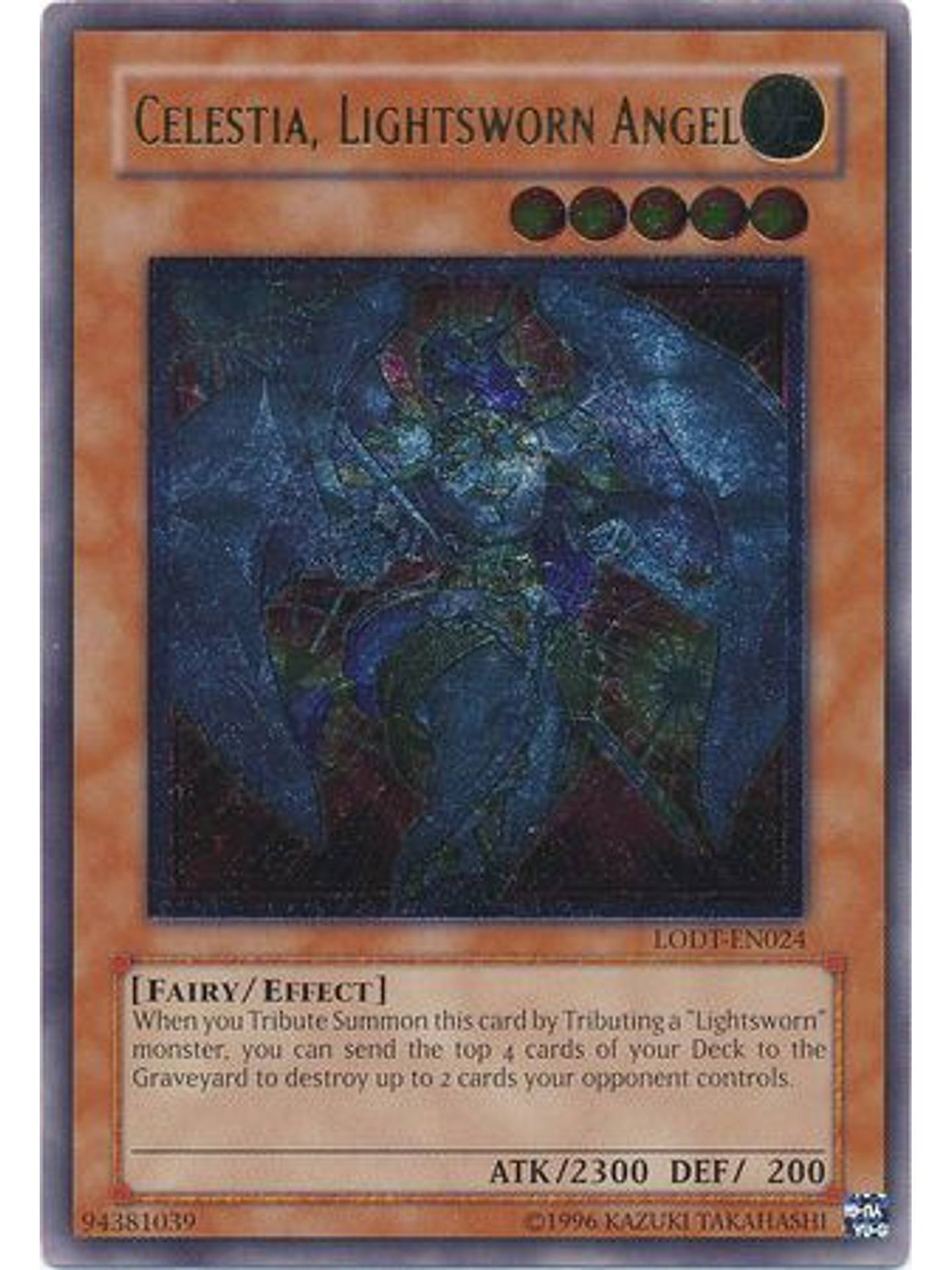 Celestia, Lightsworn Angel - LODT-EN024 - Ultimate Rare Unlimited (2024 Reprint) 1
