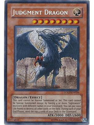 Judgment Dragon - LODT-EN026 - Secret Rare Unlimited (2024 Reprint)