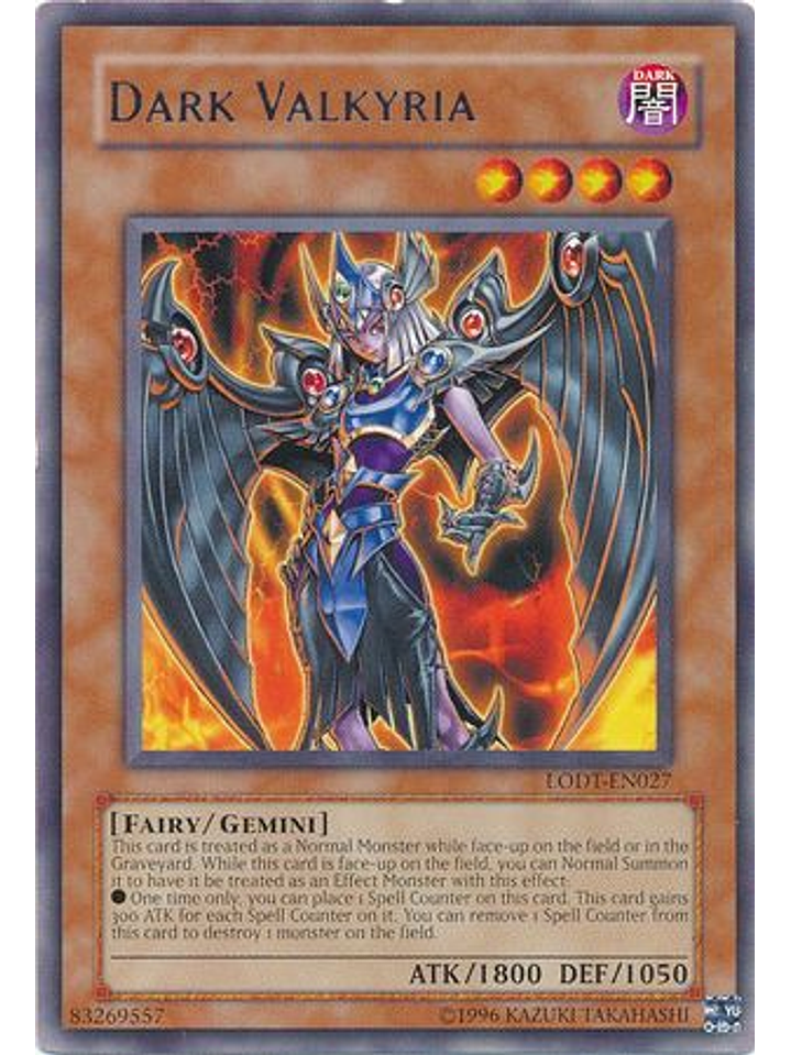 Dark Valkyria - LODT-EN027 - Rare Unlimited (2024 Reprint) 1