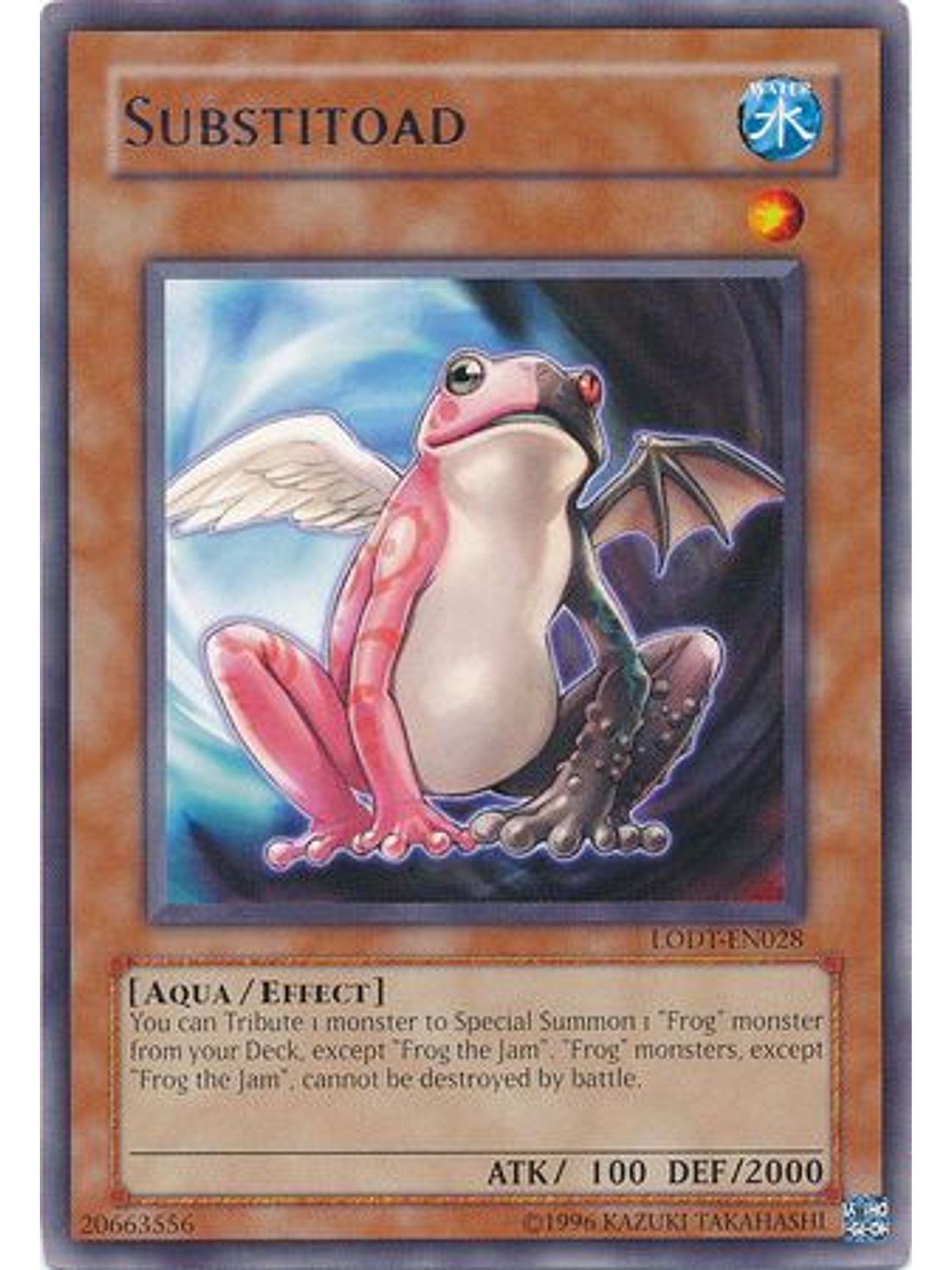 Substitoad - LODT-EN028 - Rare Unlimited (2024 Reprint) 1