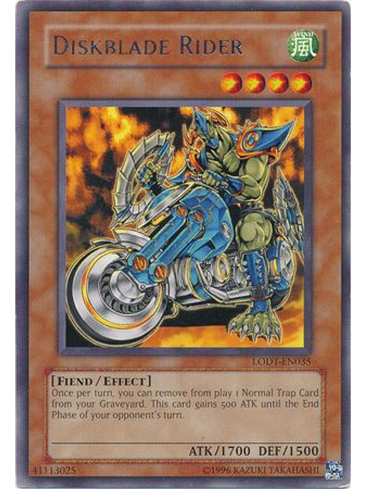 Diskblade Rider - LODT-EN035 - Rare Unlimited (2024 Reprint) 1