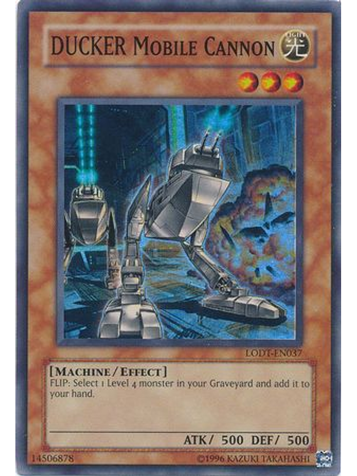 DUCKER Mobile Cannon - LODT-EN037 - Super Rare Unlimited (2024 Reprint) 1