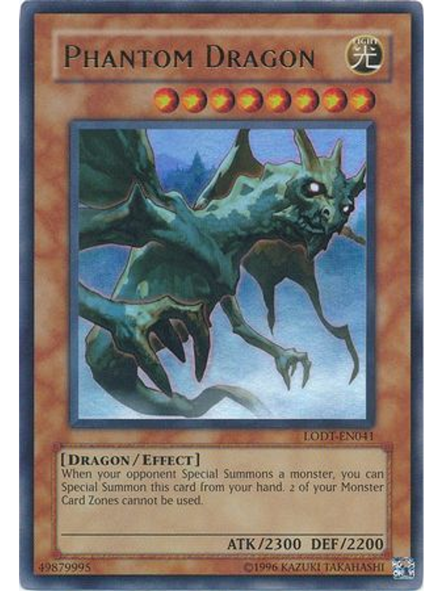 Phantom Dragon - LODT-EN041 - Ultra Rare Unlimited (2024 Reprint) 1