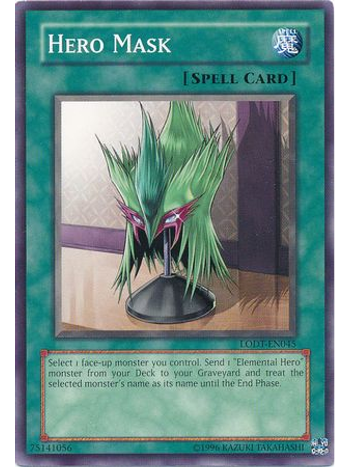 Hero Mask - LODT-EN045 - Common Unlimited (2024 Reprint) 1
