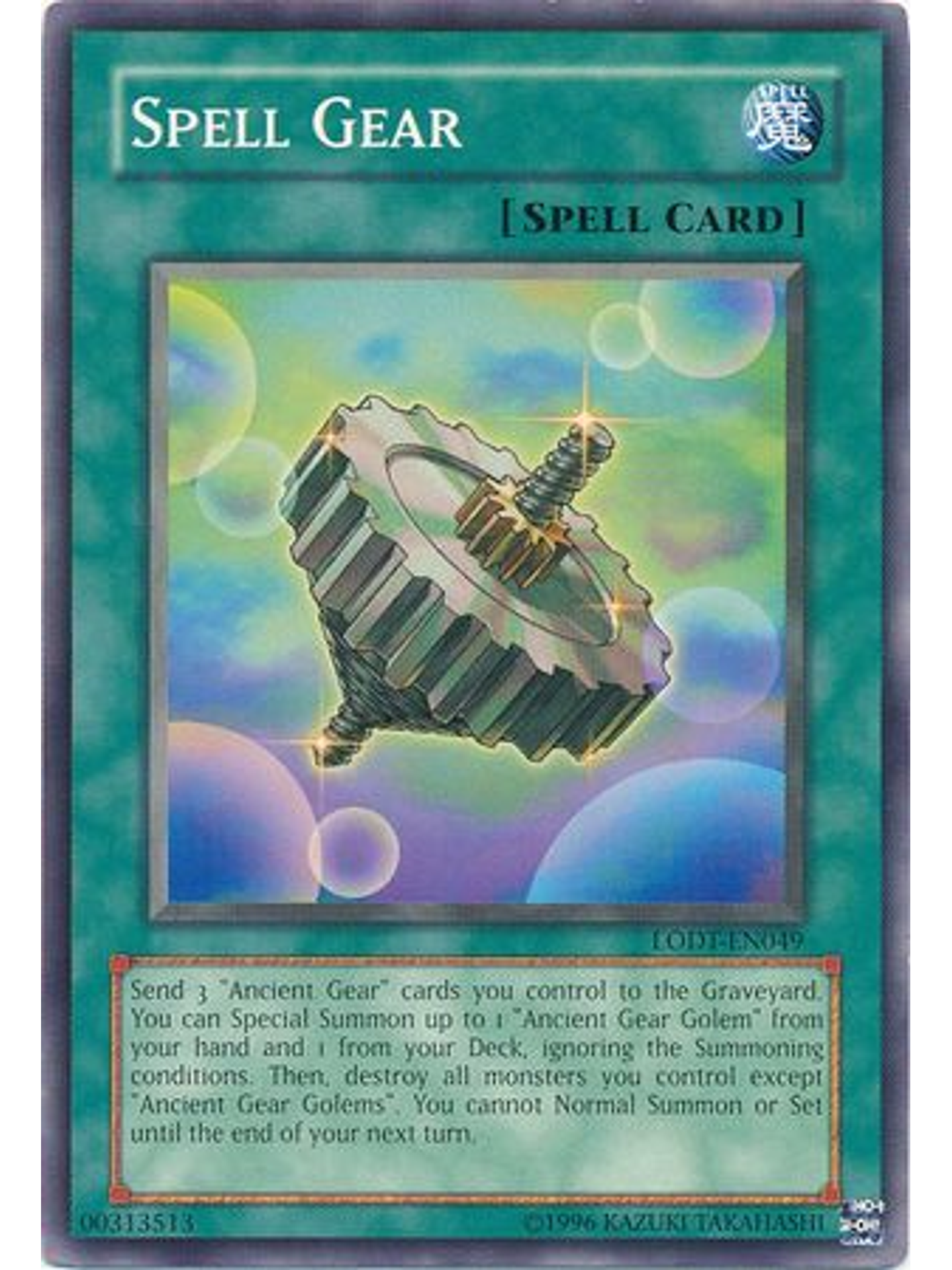 Spell Gear - LODT-EN049 - Common Unlimited (2024 Reprint) 1