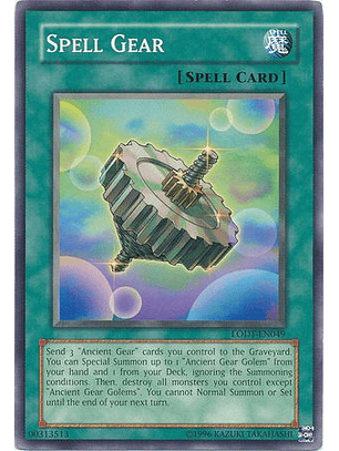 Spell Gear - LODT-EN049 - Common Unlimited (2024 Reprint)
