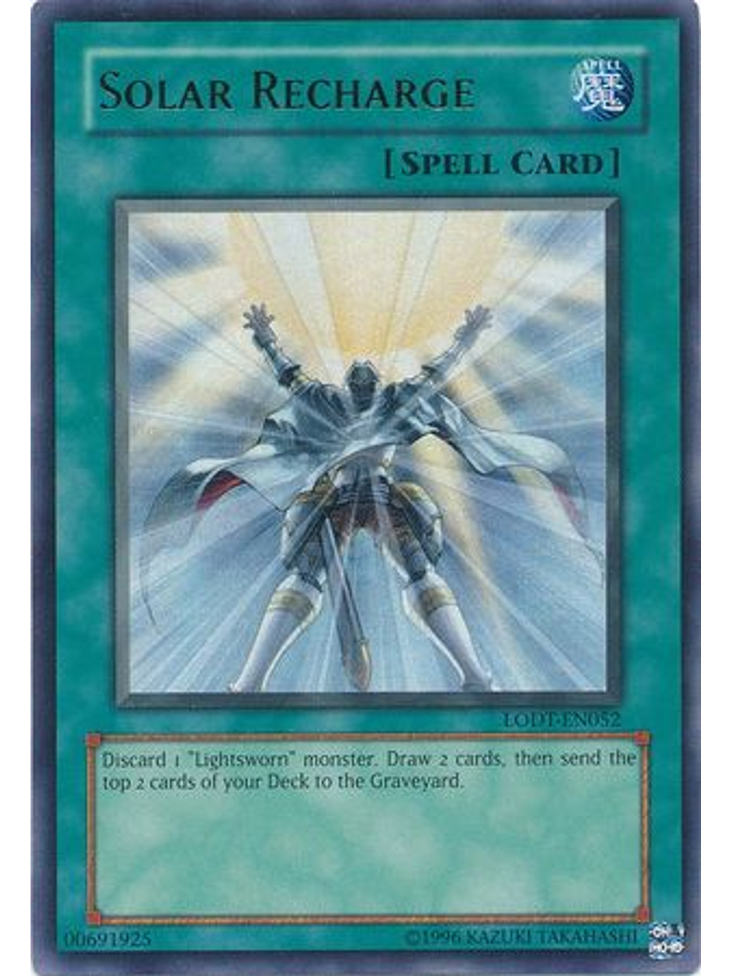 Solar Recharge - LODT-EN052 - Ultra Rare Unlimited (2024 Reprint) 1