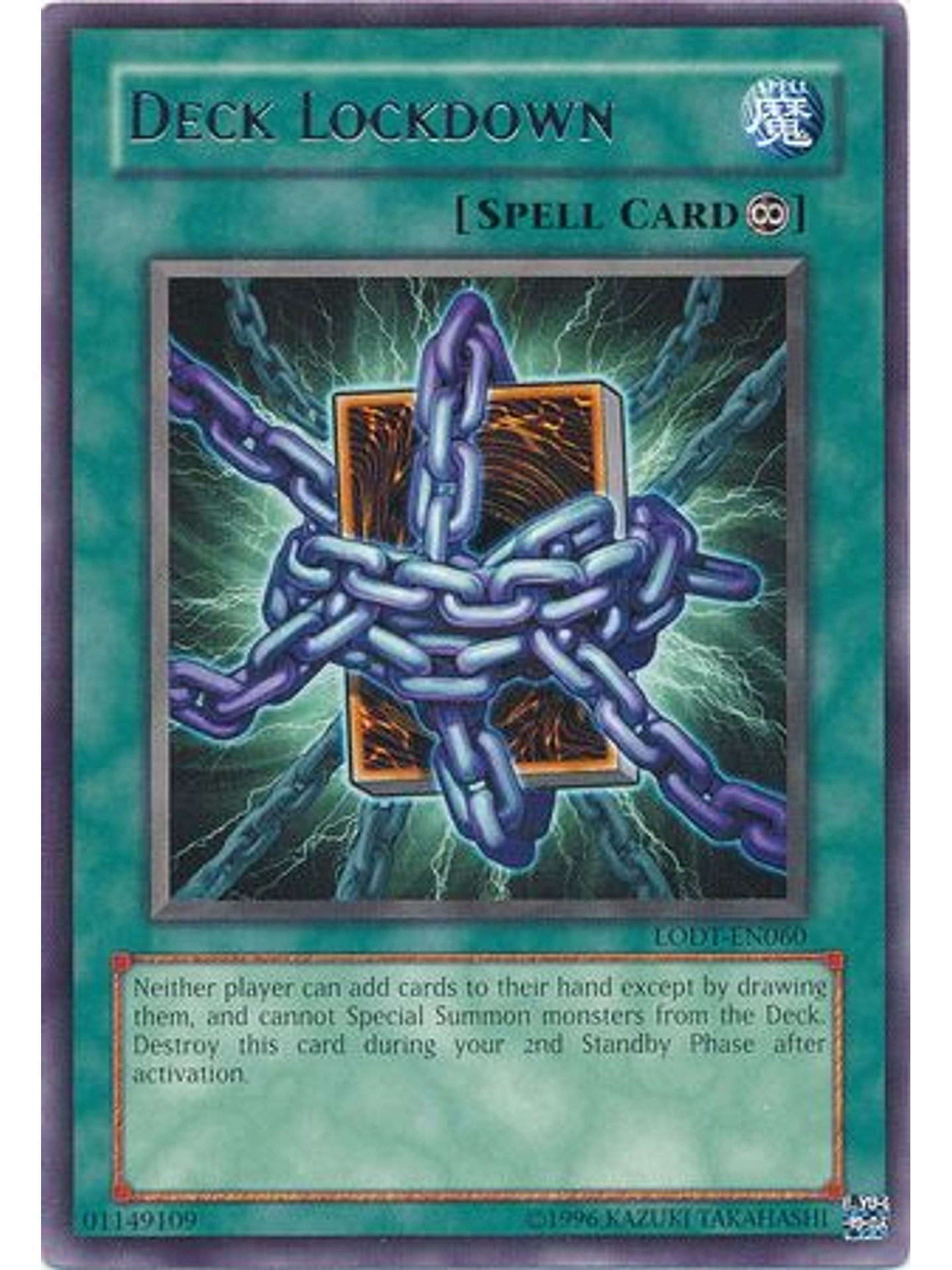 Deck Lockdown - LODT-EN060 - Rare Unlimited (2024 Reprint) 1