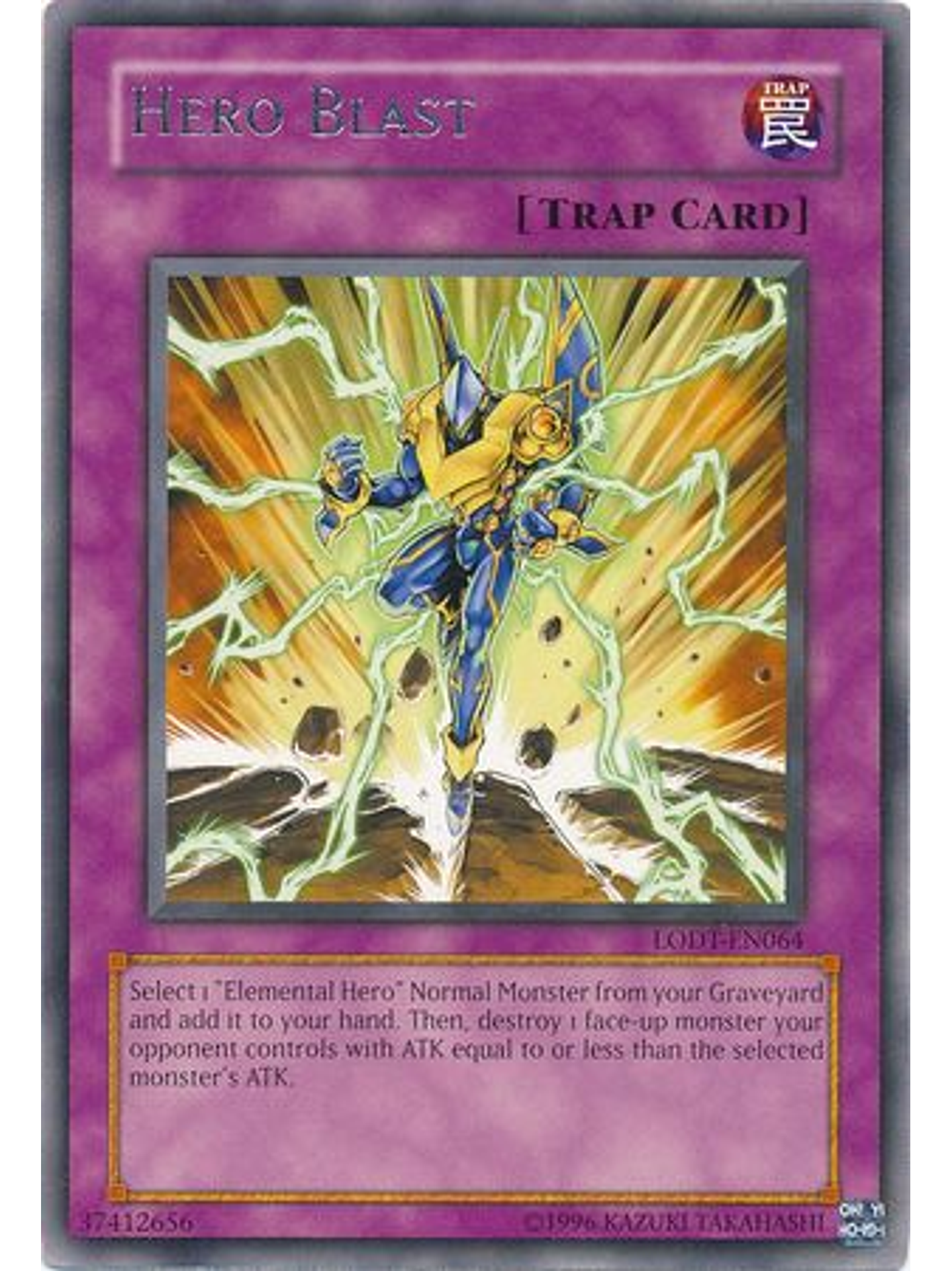 Hero Blast - LODT-EN064 - Rare Unlimited (2024 Reprint) 1