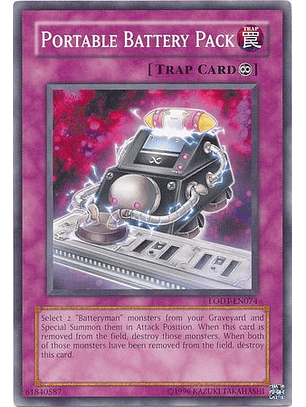 Portable Battery Pack - LODT-EN074 - Common Unlimited (2024 Reprint)