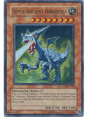 Super-Ancient Dinobeast - LODT-EN088 - Ultra Rare Unlimited (2024 Reprint)