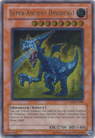 Super-Ancient Dinobeast - LODT-EN088 - Ultimate Rare - 1st Edition Near Mint - Y