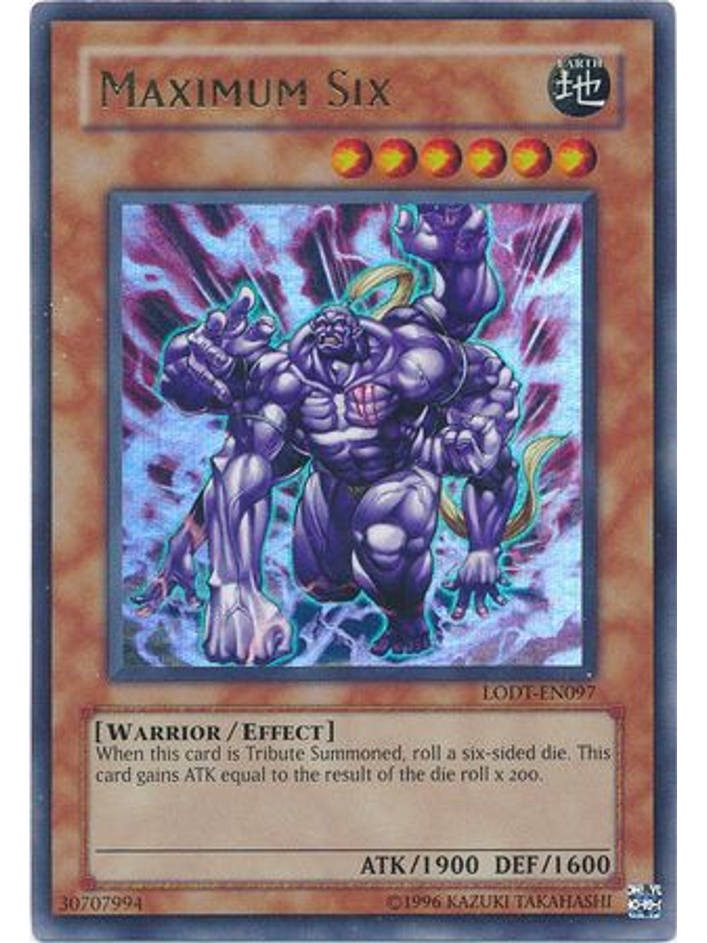 Maximum Six - LODT-EN097 - Ultra Rare Unlimited (2024 Reprint) 1