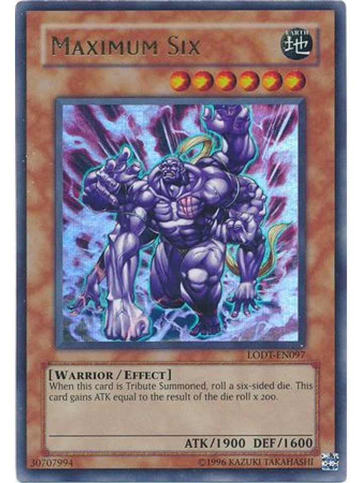 Maximum Six - LODT-EN097 - Ultra Rare Unlimited (2024 Reprint) 1