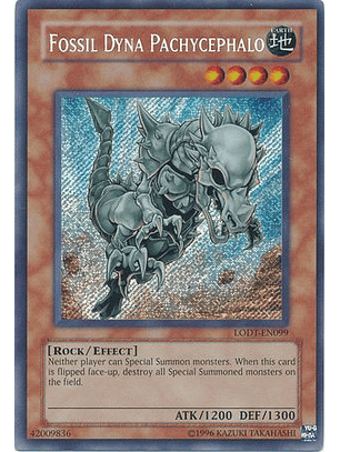Fossil Dyna Pachycephalo - LODT-EN099 - Secret Rare Unlimited (2024 Reprint)