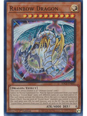 Rainbow Dragon - SDCB-EN041 - Ultra Rare 1st Edition