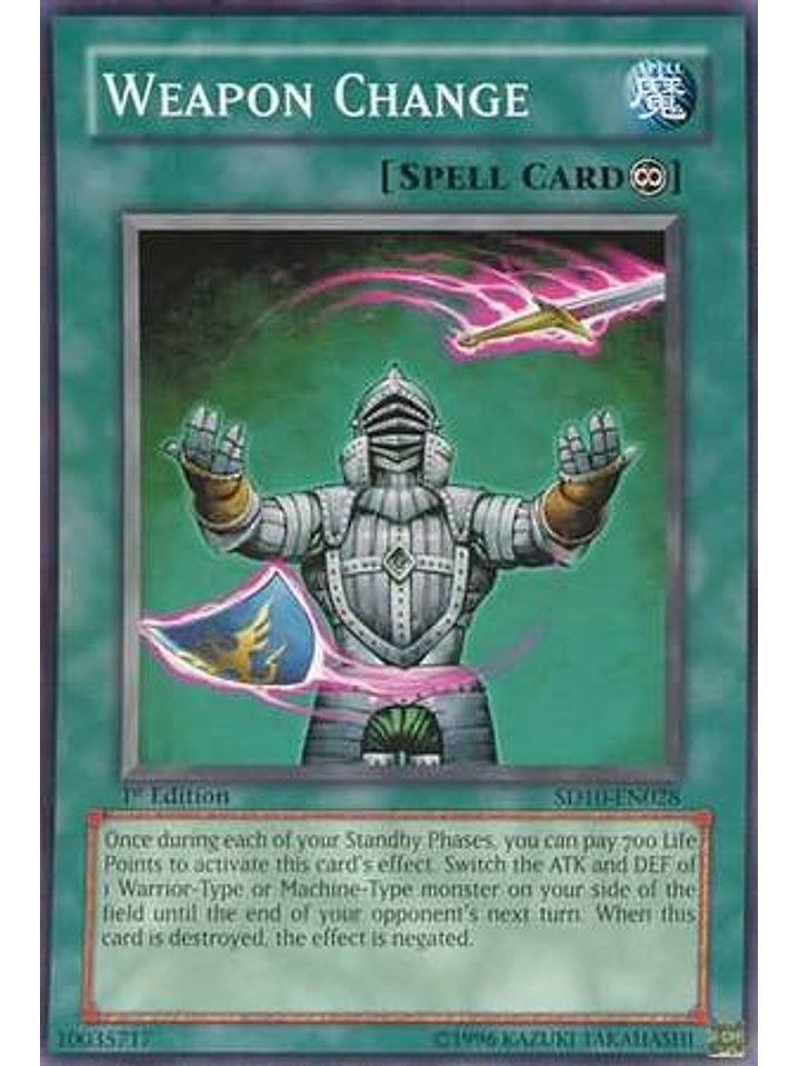 Weapon Change - SD10-EN028 - Common 1st Edition 1