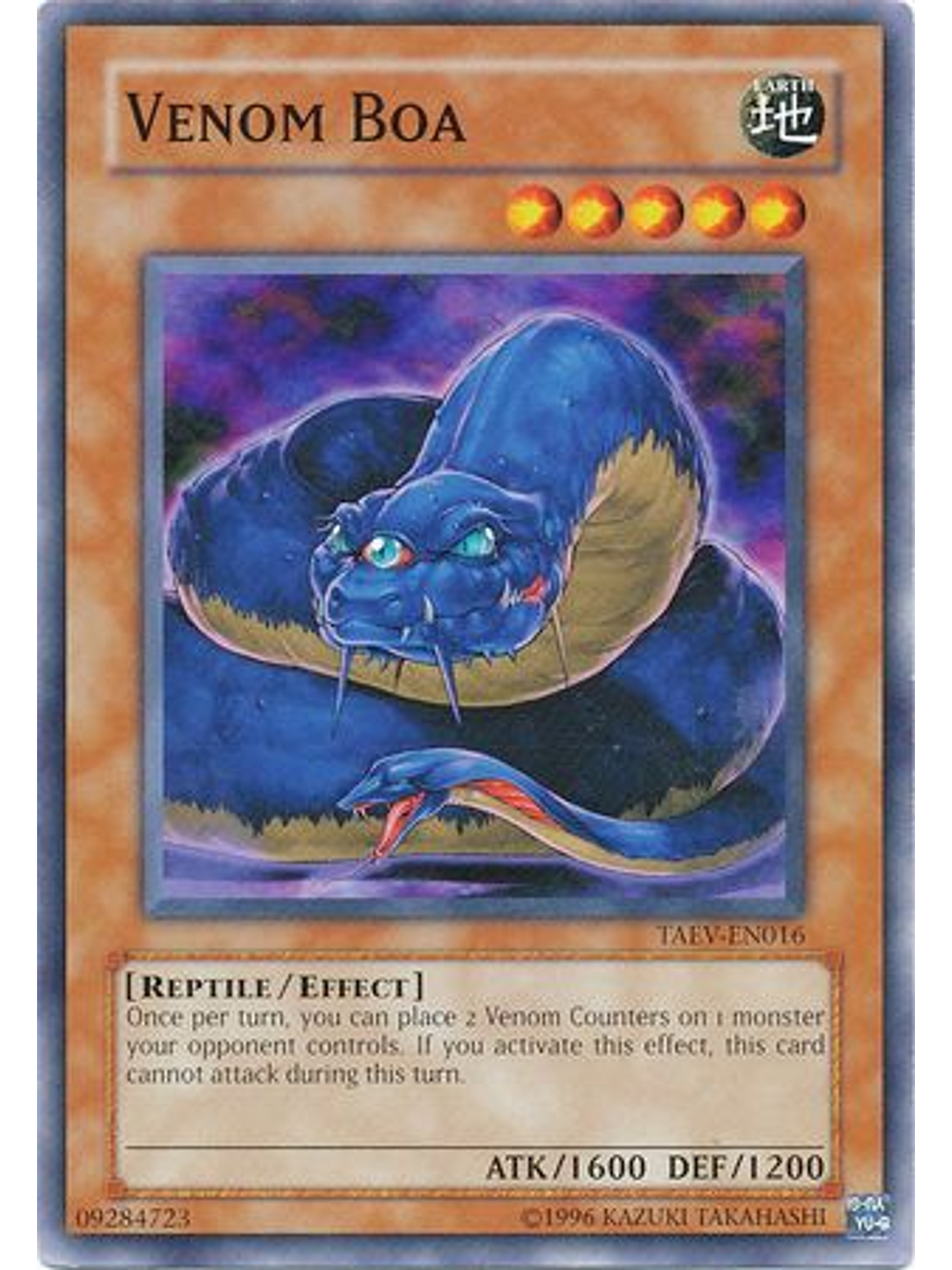 Venom Boa - TAEV-EN016 - Common Unlimited 1