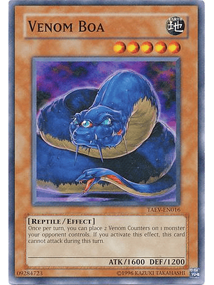 Venom Boa - TAEV-EN016 - Common Unlimited