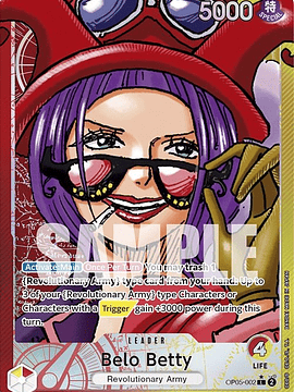 OP05-002 (Alternate Art) Belo Betty (002)