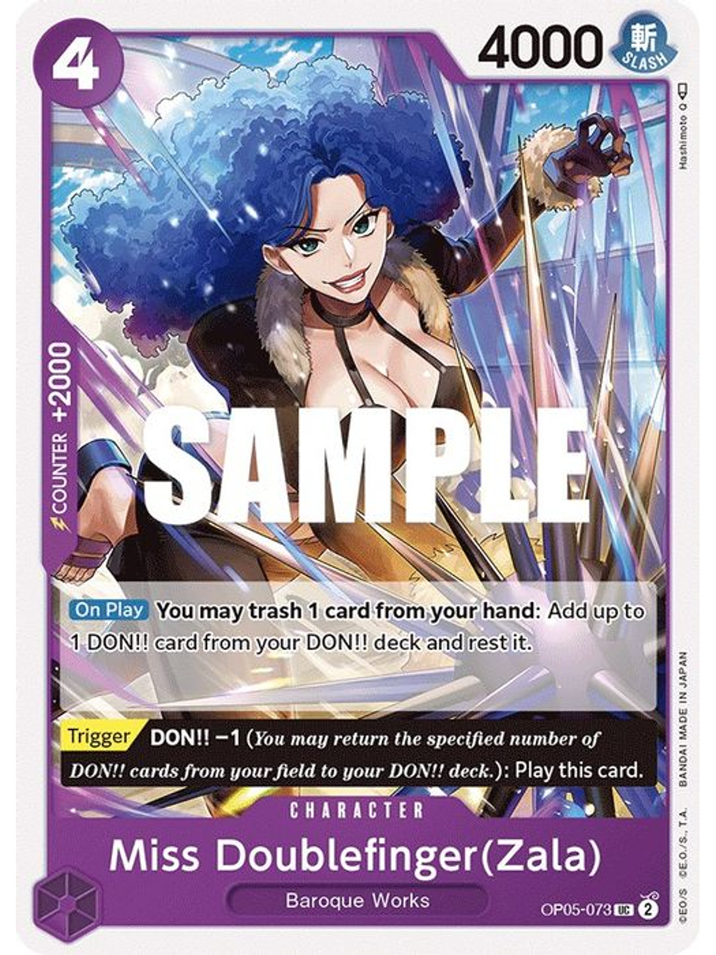 OP05-073 U Miss Doublefinger(Zala) 1