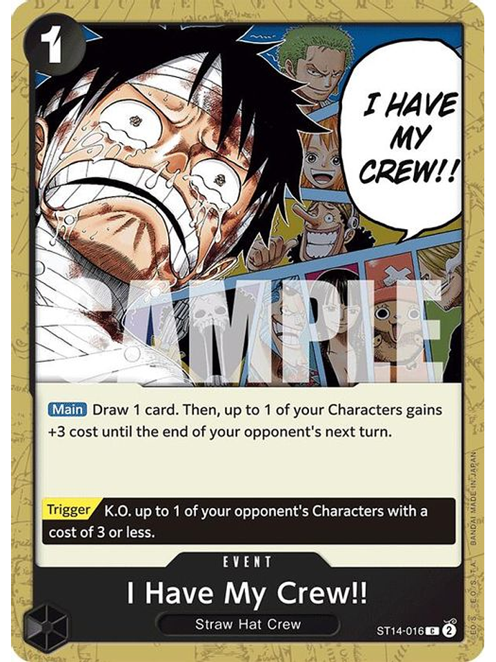 ST14-016 C I Have My Crew!! 1