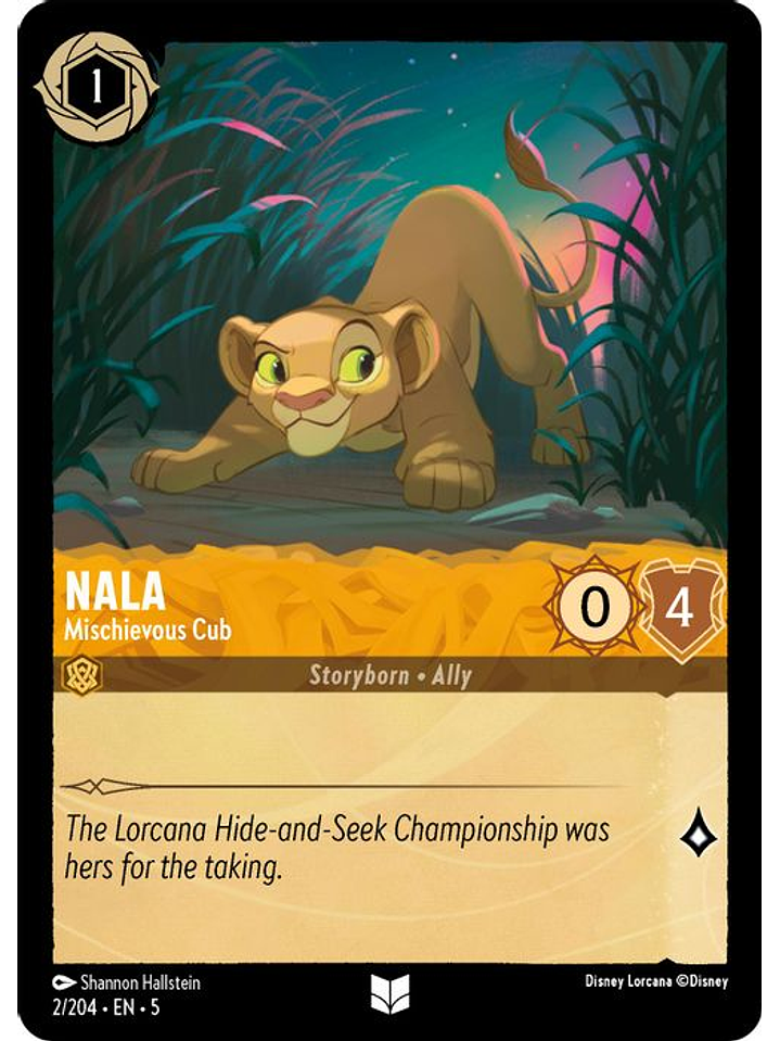 002/204 U Nala - Mischievous Cub 1