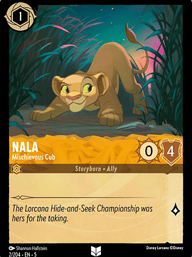 002/204 U Nala - Mischievous Cub