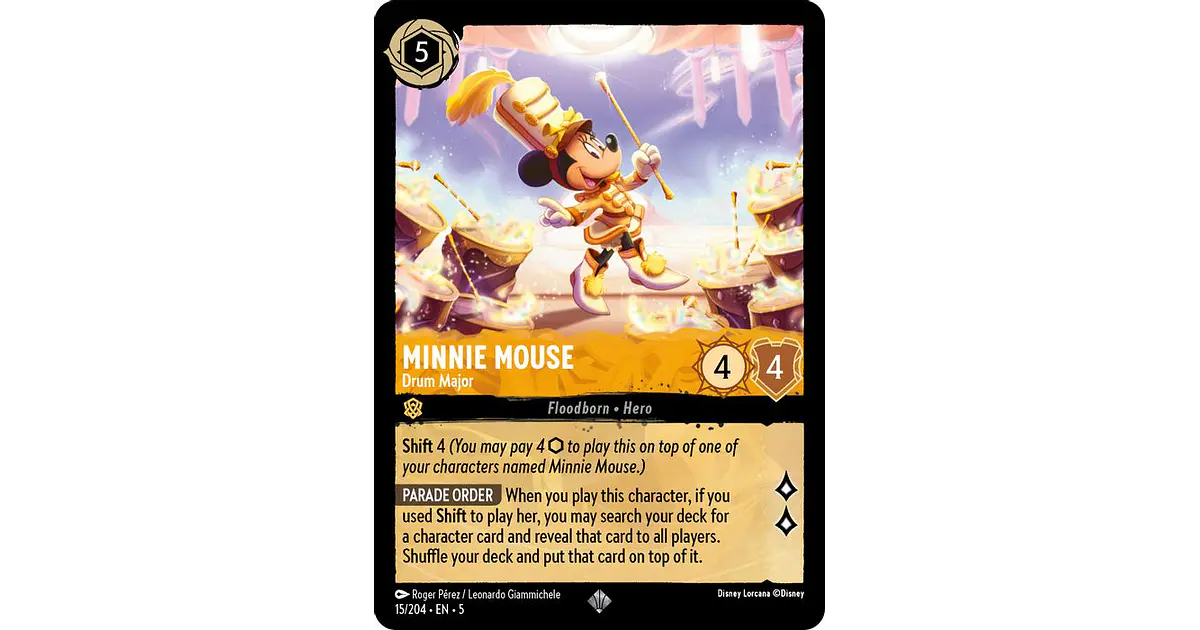015/204 SR Minnie Mouse - Drum Major