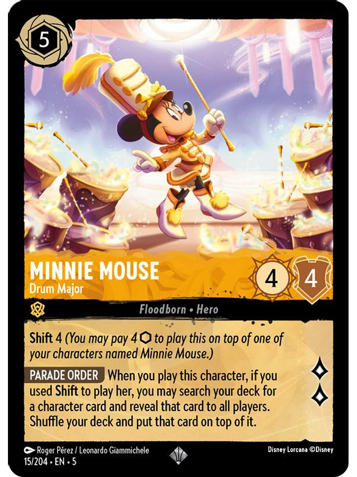 015/204 SR Minnie Mouse - Drum Major 1