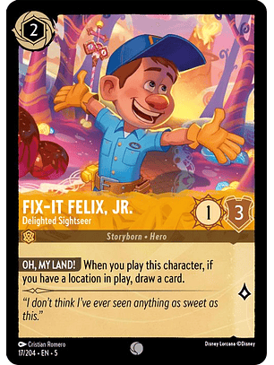 017/204 C Fix-It Felix, Jr. - Delighted Sightseer