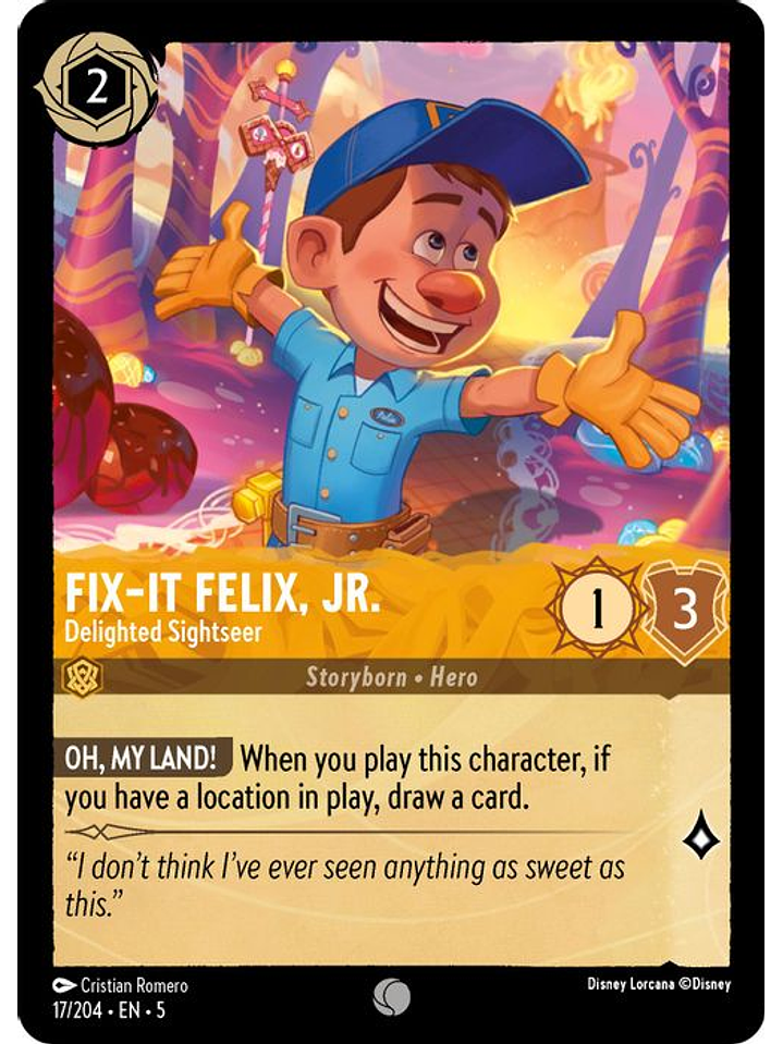 017/204 C Fix-It Felix, Jr. - Delighted Sightseer 1