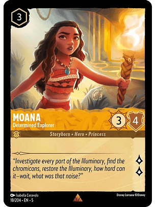 018/204 R Moana - Determined Explorer