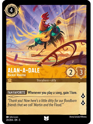 020/204 U Alan-A-Dale - Rockin' Rooster