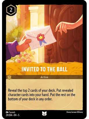 029/204 U Invited to the Ball