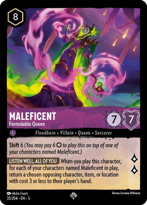 035/204 SR Maleficent - Formidable Queen